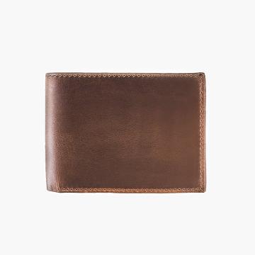 Thursday Bifold Leather Classic Men's Wallets Brown | AU241YXF