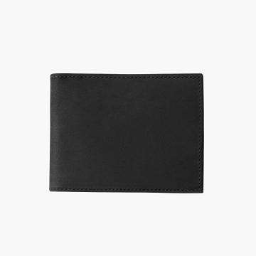 Thursday Bifold Leather Men's Wallets Black | AU243RVD