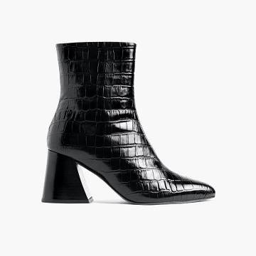 Thursday Boots Heartbreaker Leather Women's High Heels Black | AU203KOR