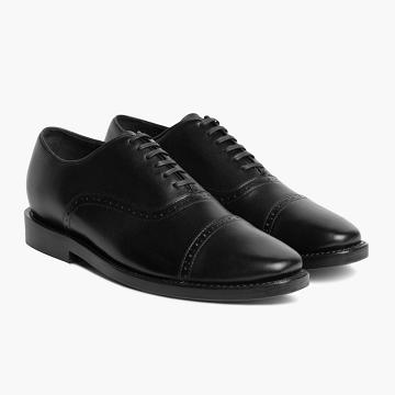 Thursday Broadway Leather Men's Dress Shoes Black | AU356XYU