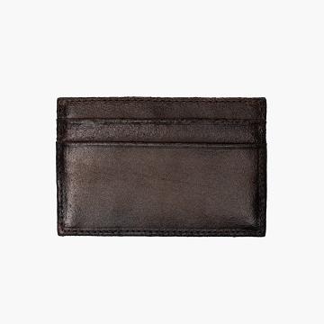 Thursday Card Holder Leather Classic Men's Wallets Coffee | AU234DFM