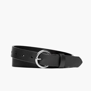 Thursday Circle Leather Women's Belts Black | AU130DFM