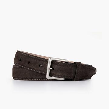 Thursday Classic Suede Women's Belts Olive | AU127HAP