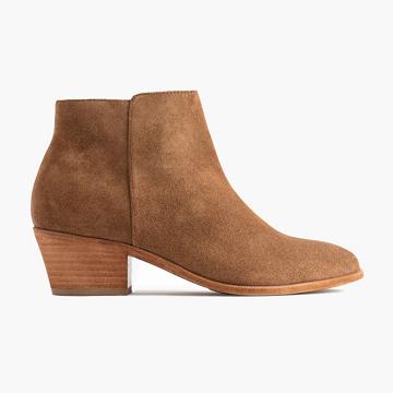 Thursday Downtown Suede Women's Booties Brown | AU164TCE