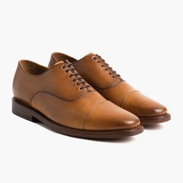 Thursday Executive Leather Men's Dress Shoes Brown | AU354VRW