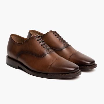 Thursday Executive Leather Rugged & Resilient Men's Dress Shoes Brown | AU34TCE