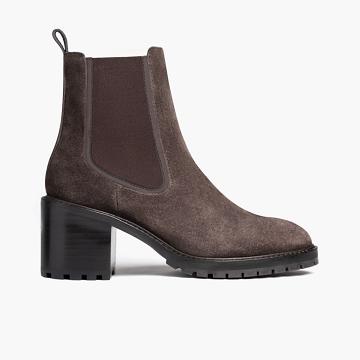 Thursday Knockout Suede Women's Chelsea Boots Grey | AU212OKI