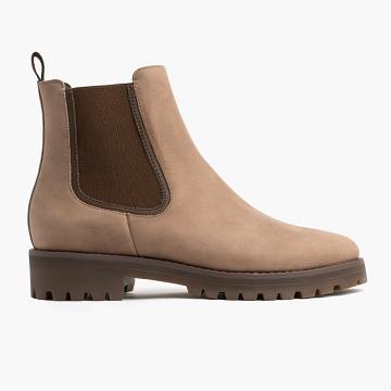 Thursday Legend Leather Women's Chelsea Boots Brown | AU20LIS