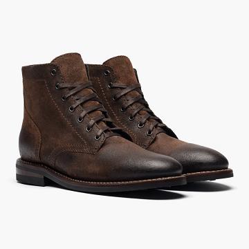 Thursday President Suede Rugged & Resilient Men's Boots Coffee | AU388GSO