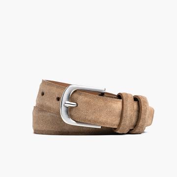 Thursday Refined Suede Men's Belts Brown | AU285FDN