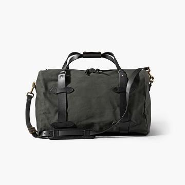 Thursday Rugged Twill Duffle Leather Men's Bags Green | AU312DFM