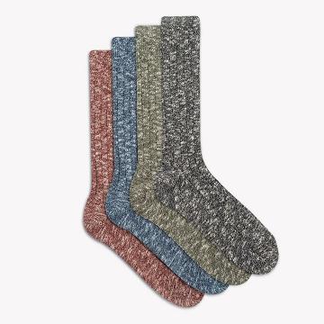Thursday Sodello Classic Boot Cotton 4-Pack Women's Socks Multicolor | AU121CTV
