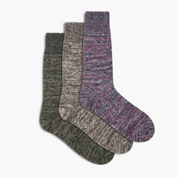 Thursday Sodello Marled Cotton 3-Pack Men's Socks Multicolor | AU255KOR