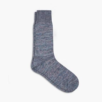 Thursday Sodello Marled Cotton Women's Socks Blue | AU10EBC