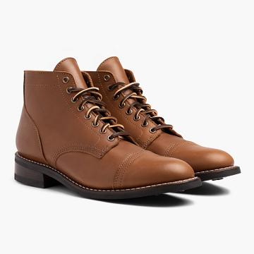 Thursday Vanguard Leather Men's Lace Up Boots Brown | AU390DFM6